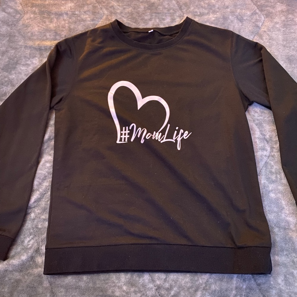 Light weight black sweatshirt